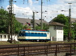 Südwestfälisches Eisenbahnmuseum Siegen 141 248-5 alias Knallfrosch am 18.06.16 in Koblenz von einen Gehweg aus fotografiert