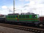 Am 17.02.14 brachte E94 192 die 142 130-4 und die 140 438-3 von Nördlingen nach Dessau. Hier bei kurzem Aufendhalt in Saalfeld/Saale.