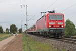 Am 16.09.2016 fuhr die Freiburger 143 332-5 außerplanmäßig im Umlauf der 111er, als sie mit einer RB (Offenburg - Basel Bad Bf) in kürze einen Zwischenhalt in Müllheim (Baden) einlegen wird.