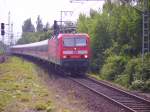 143 182-4 erreicht mit der RB nach Itzehoe Elmshorn am 1.06.07