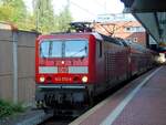 143 572 mit RB aus Halle (S) in KS-Wilhelmshöhe, 02.10.12