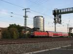 143 973-6 ist auf der S2 zu Flughafen Dresden unterwegs.21.09.07