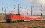 DB 143 169-1 mit der RB 16506 aus Saalfeld (S), am 28.02.2015 in Naumburg (S) Hbf.