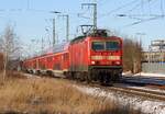 DB 143 267 | RE30 | Ausfahrt Anklam | Winter Januar 2026