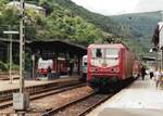 DB 143 145-1 mit einem Regionalzug im Bf Bingerbrück am 23.