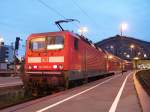 143 002-4 brachte am 03.09.2007 die RB 27740 mit 60 Minuten Versptung nach Leipzig Hbf.