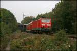 143 588 bringt den lngsten Regionalzug NRW´s ;-), als RB56  DER ISERLOHNER  von Hagen Hbf nach Iserlohn.