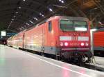143 291 mit der S1 in Leipzig Hbf am 10.09.2007.