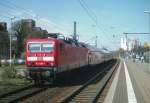 143 835-7 mit Regionalexpress Braunschweig - Rheine.