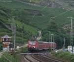 143 129-5 mit der RB32 -> Mainz in Oberwesel 31.7.08