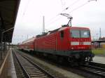 143 955-3 (ehemals DB Regio Magdeburg) am 16.10.2008 im Bahnhof Cottbus
