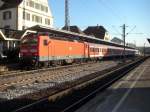 RB19312 aus Geislingen(Steige) nach Stuttgart mit 143 071-9 am 27.11.2008