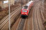 143 319 erreicht mit der RB nach Falkenberg(elster) Bitterfeld am 16.03.09.