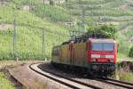 143 637-7 + 661-7 mit einer Leerfahrt in Winnningen an der Mosel am 02.07.09