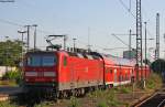 143 637-7 mit der RB27 nach Koblenz bei der Ausfahrt in Mnchengladbach Hbf 4.8.09