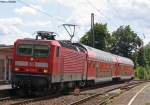 143 216-0 mit der RB27 nach Stommeln bei der Einfahrt in Rhndorf 28.7.09