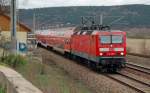 143 089 verlsst am 10.04.10 Gschwitz Richtung Saalfeld.