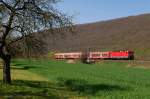 143 022 mit RB 34778 bei Wernberg (24.04.2010)