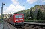 143 033 mit S7035 (S1) in Kurort Rathen, 4.8.010.