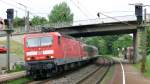 143 876 hlt am 8.5.09 mit der RB nach Ansbach in Rotal-Wegbrcke.