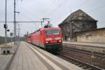 143 062-8, die 110 468 in Schlepp.