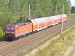 Eine RB auf dem Weg von Lutherstadt Wittenberg nach Leipzig Hbf.
