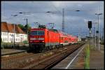 143 139 mit RB 16599 nach Halle (Saale) Hbf am 12.05.2012 in Grokorbetha.