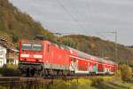 143 159 am 21.10.12 mit der RB27 in Erpel.