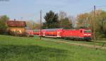 143 112-1 mit dem RE 22022 (Tbingen Hbf-Stuttgart Hbf) bei Wernau 24.4.13