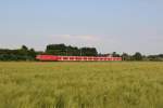 143 030-5 mit einer S6 (Kln-Nippes - Essen Hbf) in Langenfeld (Rheinland) am 07.06.13