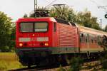 143 154-3 DB Regio bei Staffelstein am 26.07.2011.