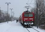 Nachschuß auf jene RB 17218 die am 30.12.2014 in Zwickau-Pölbitz steht.