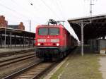 Am 11.02.2015 kam die 143 130-3 von der DB aus Richtung Magdeburg nach Stendal und fuhr weiter in Richtung Wittenberge .