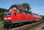 143 291 mit RB 16209 (Naumburg–Saalfeld) am 16.08.2013 in Zeutsch