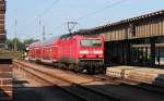 Die 143 368-9 steht am 12.07.2015 mit der RB 17213 (Zwickau (Sachs) Hbf - Dresden Hbf) im Startbahnhof und wartet auf die Abfahrt.
