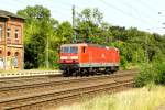 Am 06.08.2015 kam die 143 574-2 von der DB aus Richtung Magdeburg nach Niederndodeleben und fuhr weiter in Richtung Braunschweig .