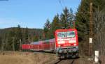 143 316-8 und 143 856-3 mit der RB 17267 (Freiburg(Brsg)Hbf-Seebrugg) bei Titisee 29.12.15
