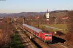 143 332-5 mit der RB 17029 (Offenburg-Basel Bad Bf) bei Denzlingen 25.1.16