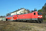 143 280-6 RB nach Koblenz, Ausfahrt Bf Oberkassel - 16.02.2016