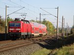 143 807-6 mit einem RE nach Nordhausen, Unterwegs kurz vor Nordhausen