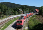 143 145-1 mit der RB 17267 (Freiburg(Brsg)Hbf-Seebrugg) in Bärental 20.7.16