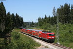143 316-8 und 143 055-2 mit der RB 17273 (Freiburg(Brsg)Hbf-Seebrugg) bei Aha 20.7.16
