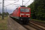 143 082-6 mit einer RB Richtung Pinneberg in Tornesch am 27.05.2007