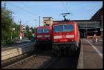 RB Von Links Nach Rechts Warten Auf Die Abfahrt Vom Bahnhof Hamburg-Harburg Nach Tostedt Und Lneburg 14.07.07