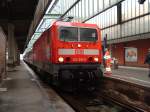 143 216-0 im Stuttgarter Hauptbahnhof.