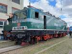 DB 143 841-5  Mathias  am 30.08.2025 beim Tag der offenen Tr (100 Jahre Bw Erfurt) im DB Werk Erfurt.