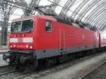 DB - E-Lok  143 551-0 in Dresden am 11.12.2008