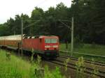 143 641-9 mit ihrer RB die nicht nach Nauen fhrt wie es vorn steht, sondern nach 15-mintigem Aufenthalt in Bestensee nach Knigs Wusterhausen zuckeln und dort enden.