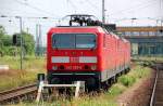 Neben 143 256 standen am 04.07.09 im Hbf Halle(S) noch zwei weitere 143er abgestellt.