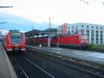 425-252 und 143-637, die ET425 ist der Nachfolger der BR143 diese fhrt nur noch morgens um 6:34 nach Koblenz ber Mainz, sonst fhrt ET425 oder alle 2 Stunden BR146 mit Doppelstock, die
